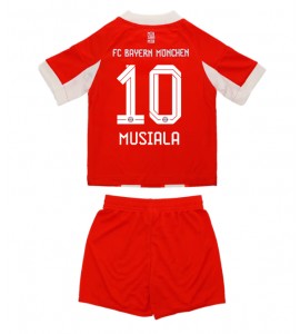 Bayern Munich Jamal Musiala #10 Jalkapallovaatteet Lasten Kotipeliasu 2025-26 Lyhythihainen (+ Lyhyet housut)